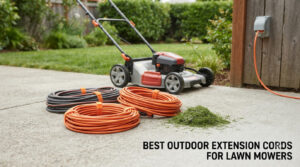 best outdoor extension cords for lawn mowers