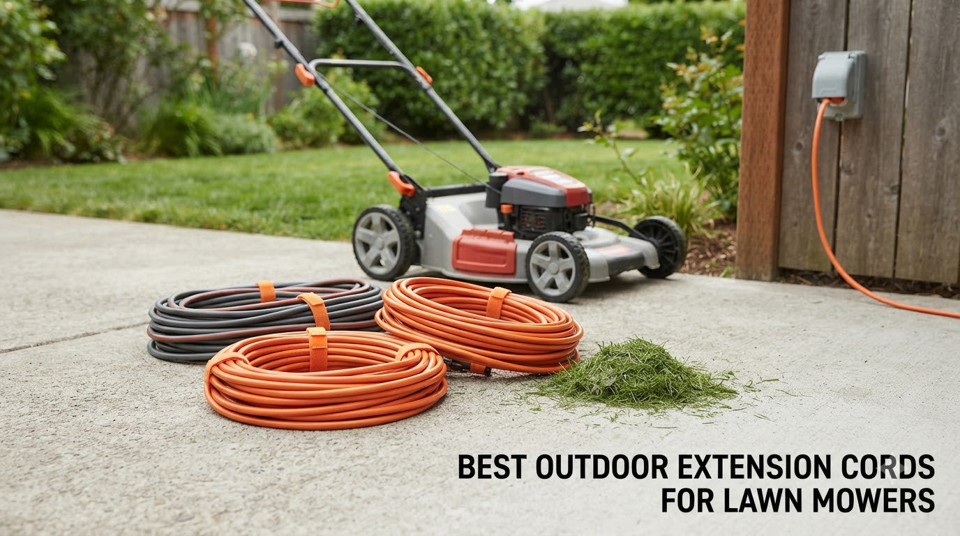 best outdoor extension cords for lawn mowers