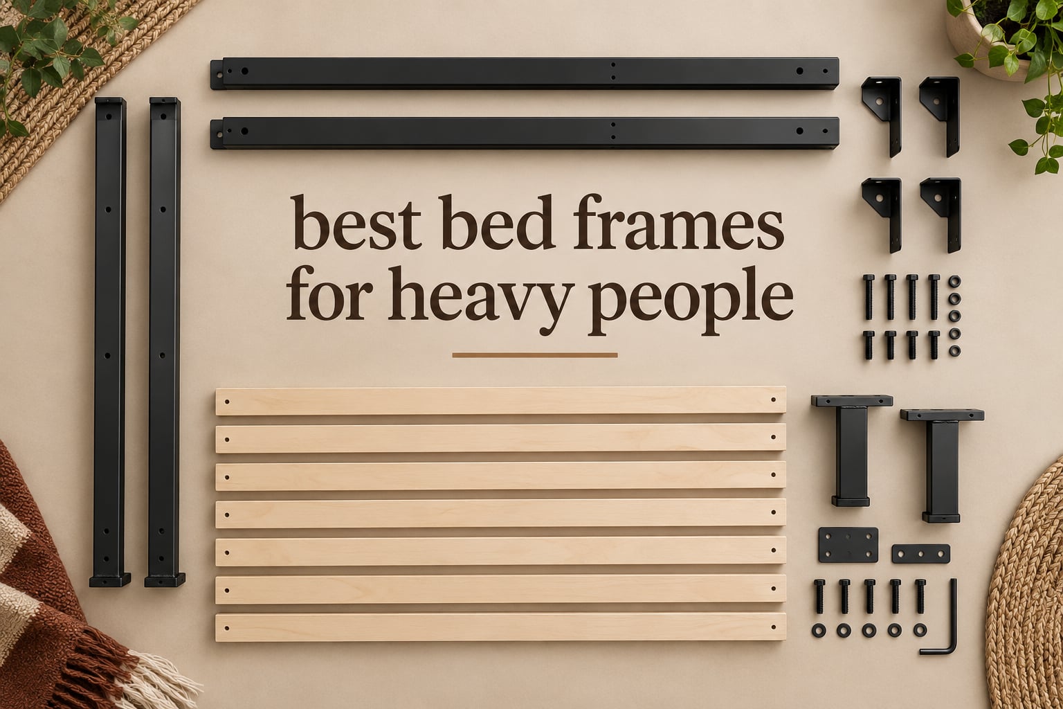 best bed frames for heavy people