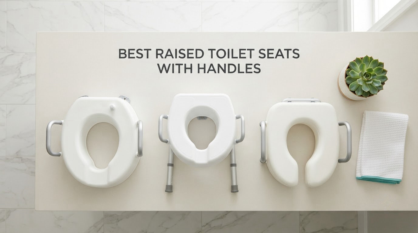 best raised toilet seats with handles
