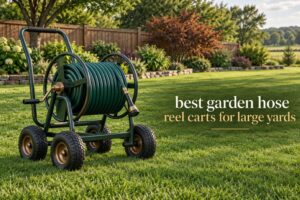 best garden hose reel carts for large yards