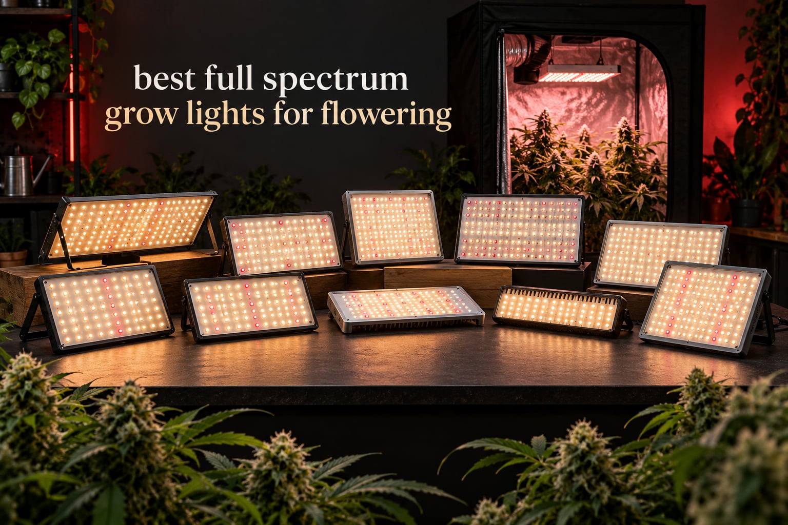 best full spectrum grow lights for flowering