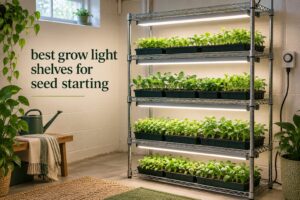 best grow light shelves for seed starting