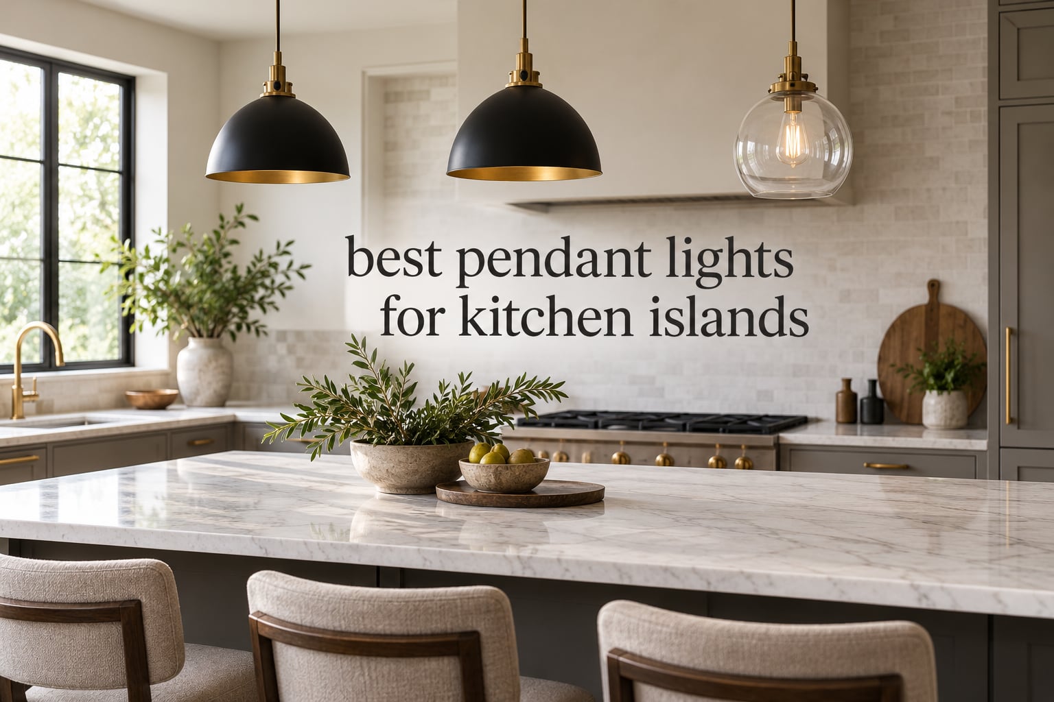 best pendant lights for kitchen islands