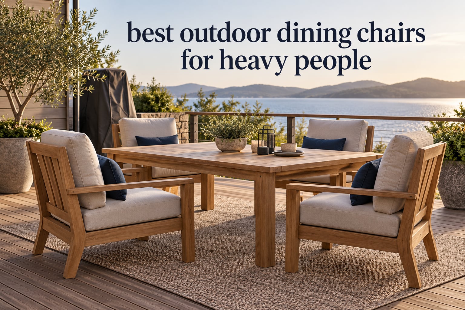 best outdoor dining chairs for heavy people